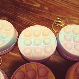 Small coin purse pop it key chain
